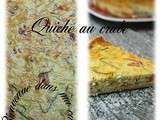 Quiche au crabe