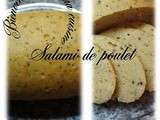 Salami de poulet