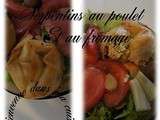 Serpentins au poulet fromage