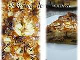 Tarte amandine aux pommes pépites de chocolat