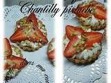 Tartelettes aux fraises chantilly pistache