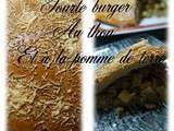 Tourte burger au thon et à la pomme de terre