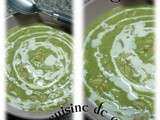 Velouté de courgettes au kiri