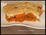 Crumble de carottes au parmesan