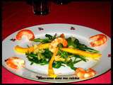 Salade crevettes/mangue