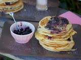 Blueberry pancakes