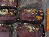 Cake au chocolat pistaches et oranges confites