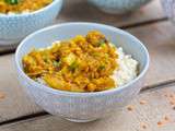 Curry de lentilles corail au fenouil