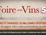 Foire aux vins c’est le moment