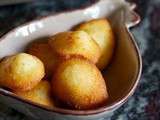 Petites madeleines toutes simples au citron