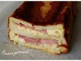 Croque cake au jambon et au fromage