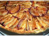 Tarte amandine aux prunes rouges