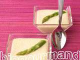 Mousse d’Avril aux asperges et à l'huile de noix