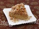 Streusel alsacien sans gluten au gingembre confit