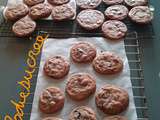 Cookies à la pâte de praliné noisettes et aux morceaux de chocolat noir