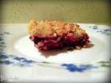 Crumble aux framboises