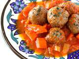 Boulettes de viande sauce aux légumes