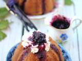 Bundt Cake à la vanille et confiture de mûres maison