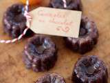 Cannelés croustillants au chocolat et noisettes