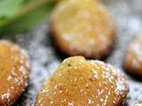 Madeleines parfumées au zeste de bergamote