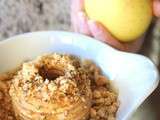 Pomme aux four pistache et crumble