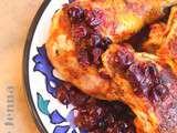 Poulet aux épices orientales, confit de raisin muscat