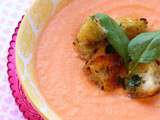 Soupe froide de tomates