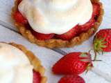 Tartelettes aux fraises meringuée