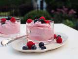 Mousse aux framboises