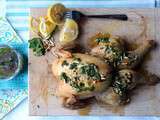 Plein la bouche – Poulet rôti au citron, amandes et menthe