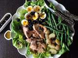 Salade niçoise au saumon