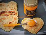 Crêpes  ti son  (à la farine de Maïs)-Confiture Mangue Miel- Les Saveurs de la Fournaise