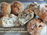 Petits Pains Magiques aux Fruits Secs et Fleurs de Bleuets