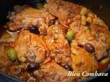 Tajine de Poulet aux Amandes et Citron Confit