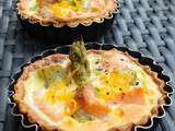 Tarte au Saumon et Asperges, saveur Orange