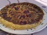 Tarte aux prunes du jardin