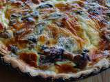 Tarte d’automne, champignons et fromage