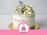 Naked cake vanille fraise