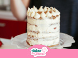 Naked cake vegan vanille fraise