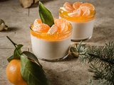 Panna cotta à la mandarine onctueuse et fraîche