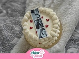 Polaroid cake : idée gâteau anniversaire originale