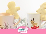 Sablés mug topper de noël