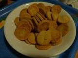 Biscuits apéritifs au fromage et aux noix