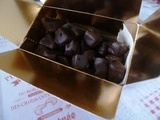 Bonbons de gingembre confit au chocolat