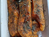 Butternut rôti aux herbes séchées