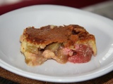 Clafoutis à la Rhubarbe et aux Cerises