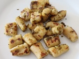 Derniers et meilleurs gnocchi, aromatisé de pesto d'ail des ours