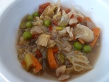Encore une soupe très parfumée multilégumes en morceaux