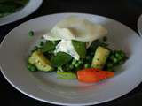 Façon lasagne de légumes croquants au gorgonzola et au provolone