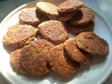 Galettes végétales aux lentilles corail sorgho et shiitaké